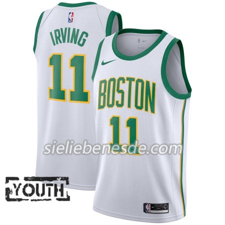 Kinder NBA Boston Celtics Trikot Kyrie Irving 11 2018-19 Nike City Edition Weiß Swingman